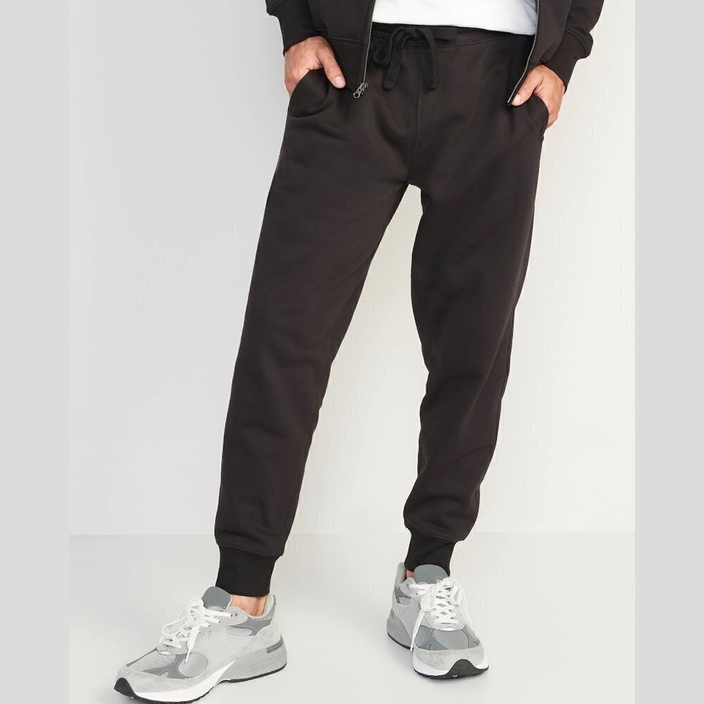 NWT! Men's Black Loose Jogger Sweatpants - Multiple Sizes 🎲